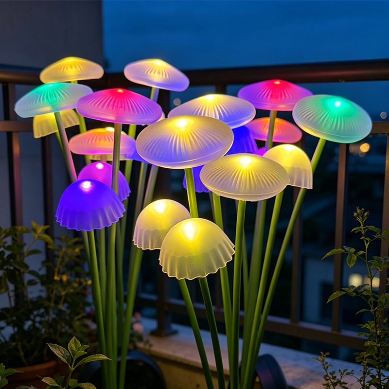 Outdoor Power Hub - Solar Jellyfish Mushroom Lights LED Outdoor