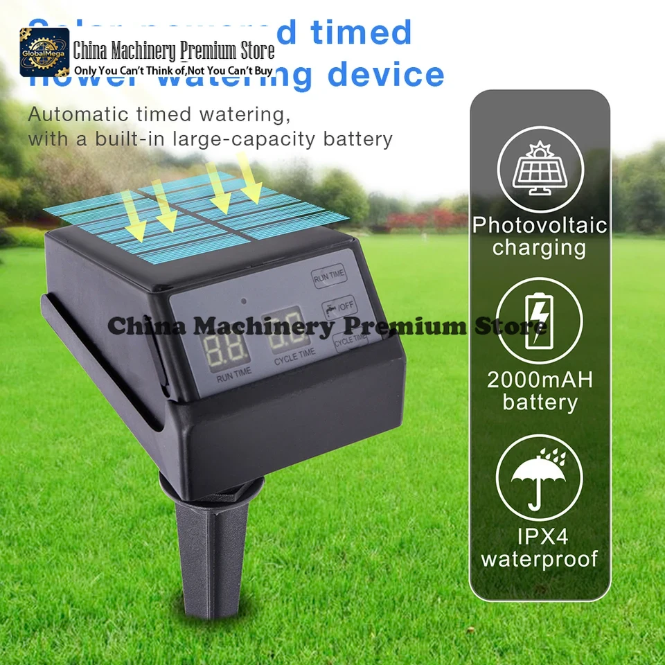 Outdoor Power Timer - New Solar Powered Irrigation Timer Automatic