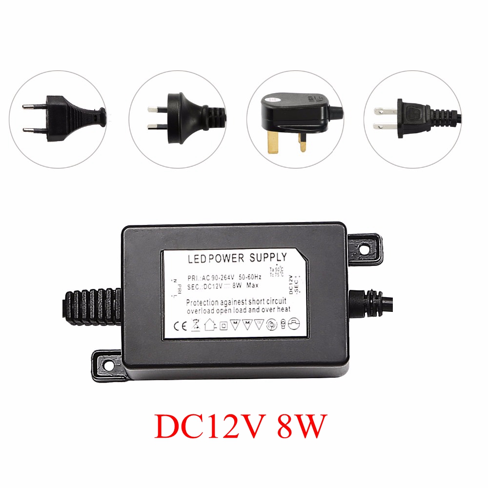 Outdoor Power Hub - IP67 Waterproof DC12V 8W Transformer Power