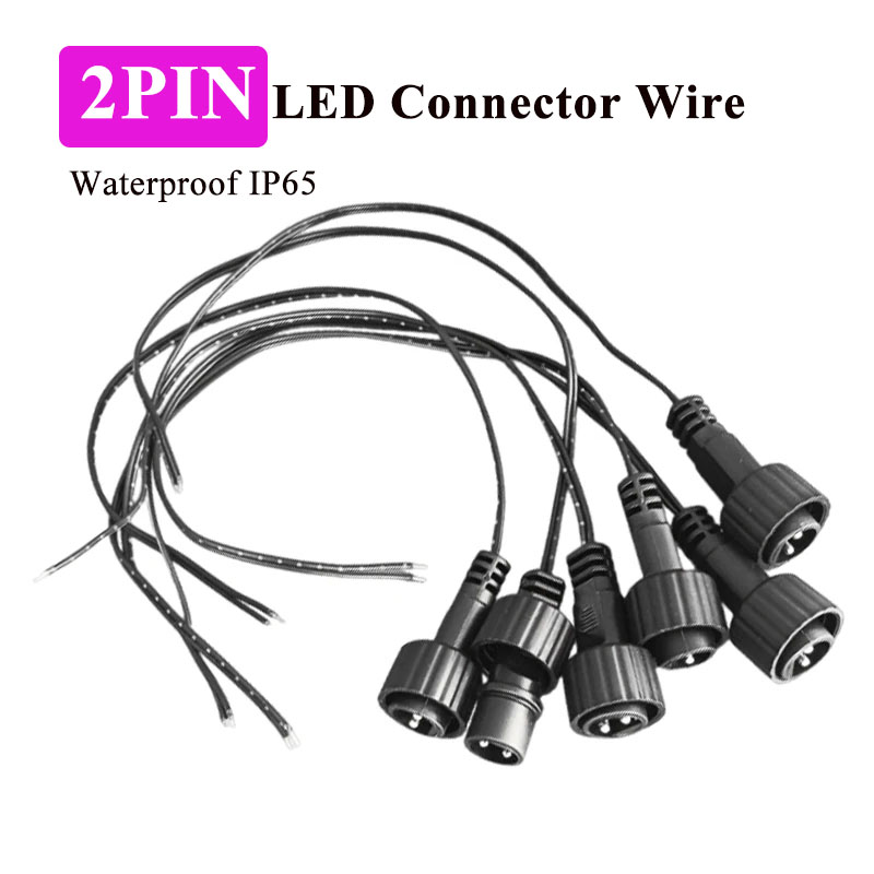 Outdoor Power Hub - Outdoor 2Pin LED Connector with 25cm