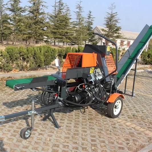 20Ton Horizontal Hydraulic  Lo - Log Splitter Electric ulasan dan harga