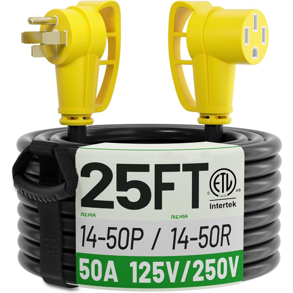 US Shipping Hot New 25FT 50 Am - Outdoor Power Extension Cord ulasan dan harga