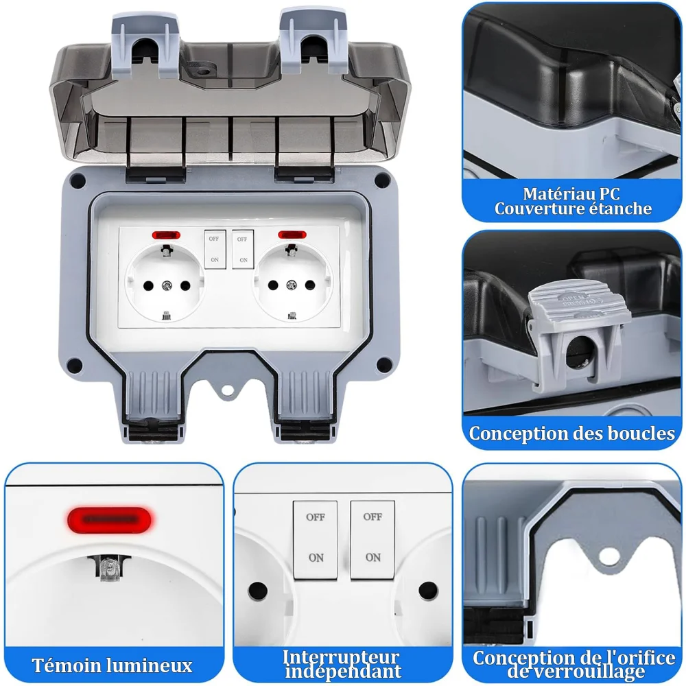 European-Style Outdoor Socket  - Power Switch Outdoor ulasan dan harga