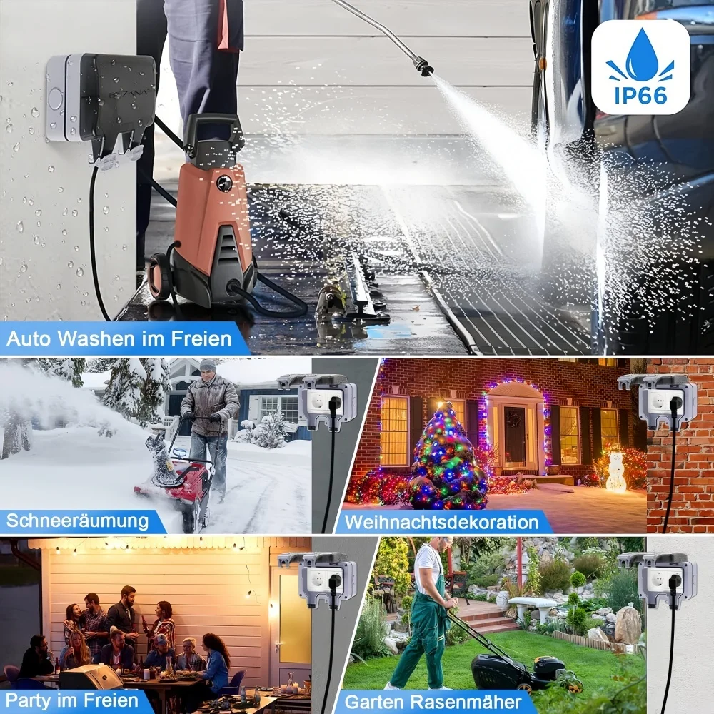 European-Style Outdoor Socket  - Power Switch Outdoor ulasan dan harga