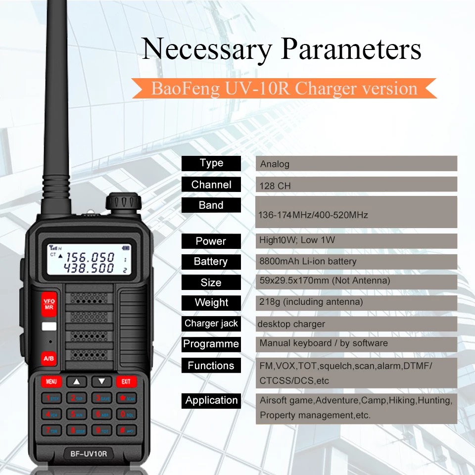 BF 10W Walkie Talkie Portable  - Outdoor Power Hub ulasan dan harga