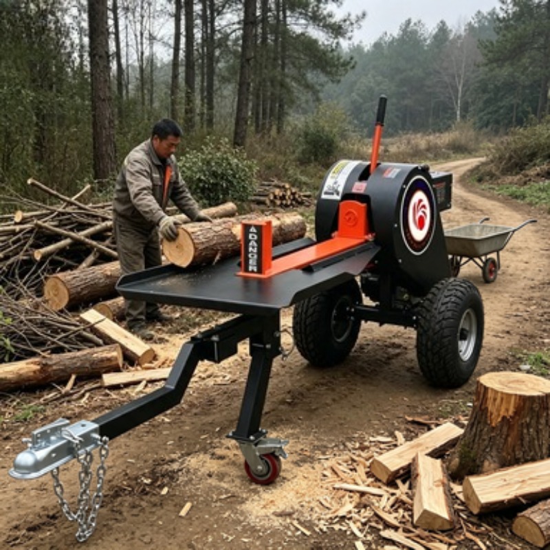 7 Ton Electric Log Splitter Hy - Log Splitter Electric ulasan dan harga