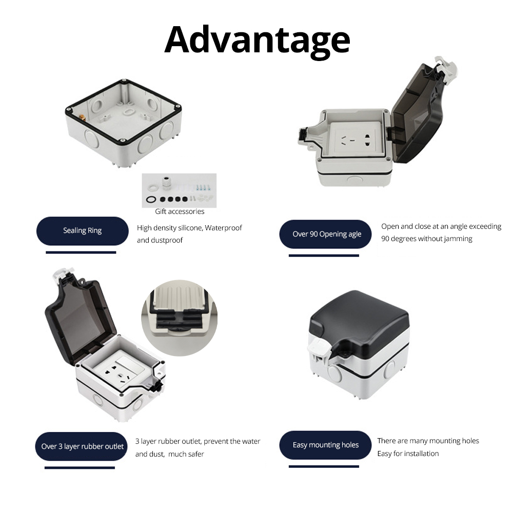 Wallpad IP66 Dustproof Waterpr - Power Switch Outdoor ulasan dan harga