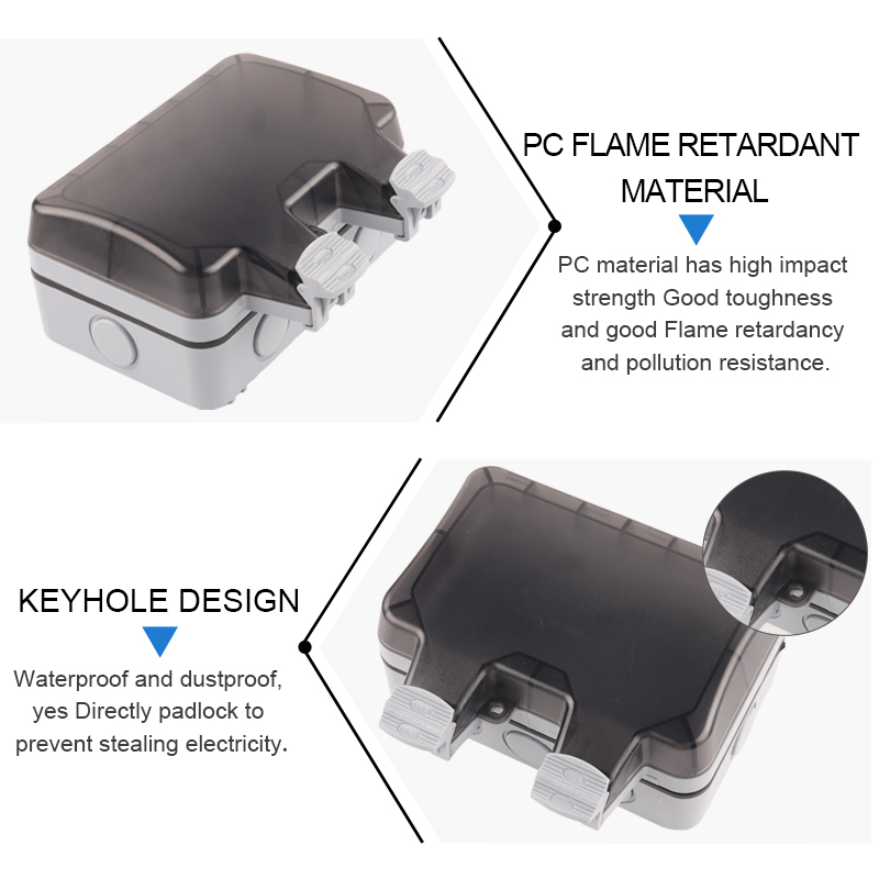 IP66 EU Germany Standard Water - Power Switch Outdoor ulasan dan harga