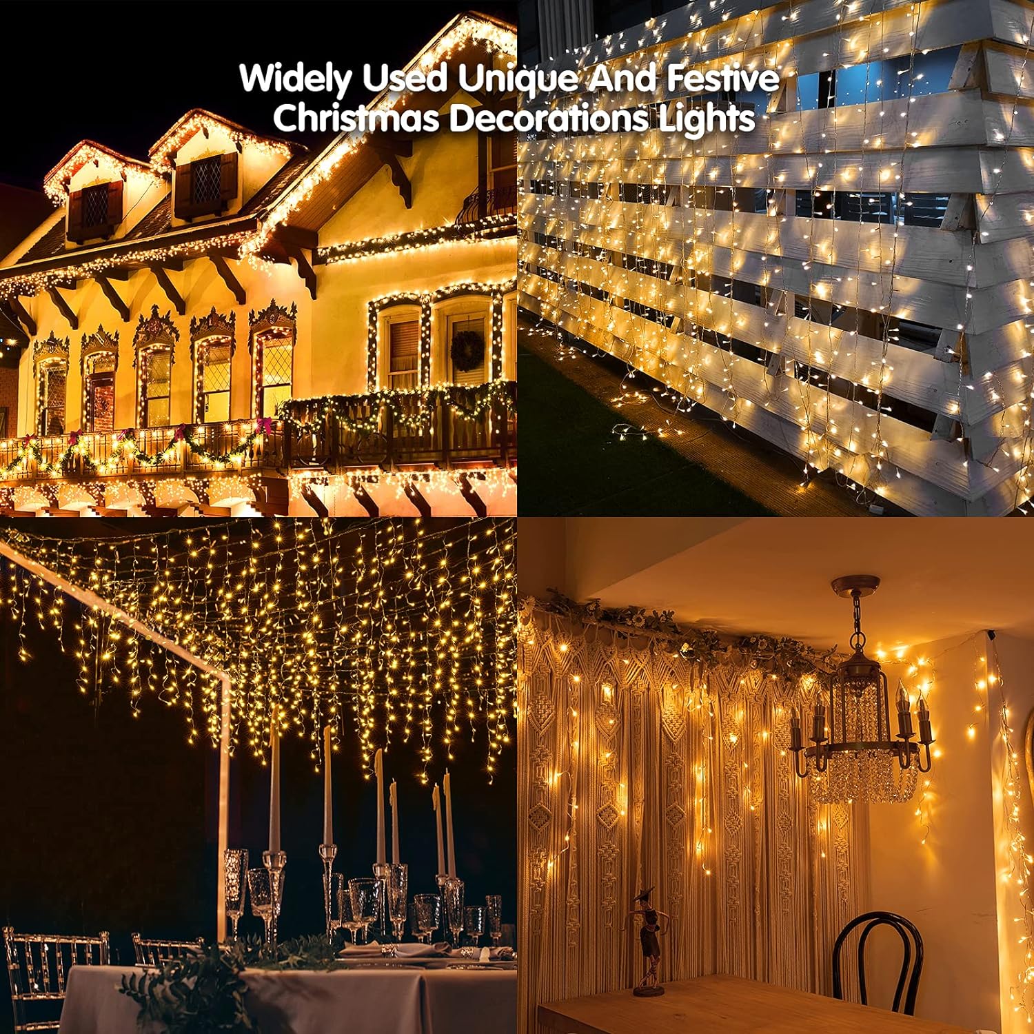 Christmas Decorations Icicle S - Outdoor Power Hub ulasan dan harga