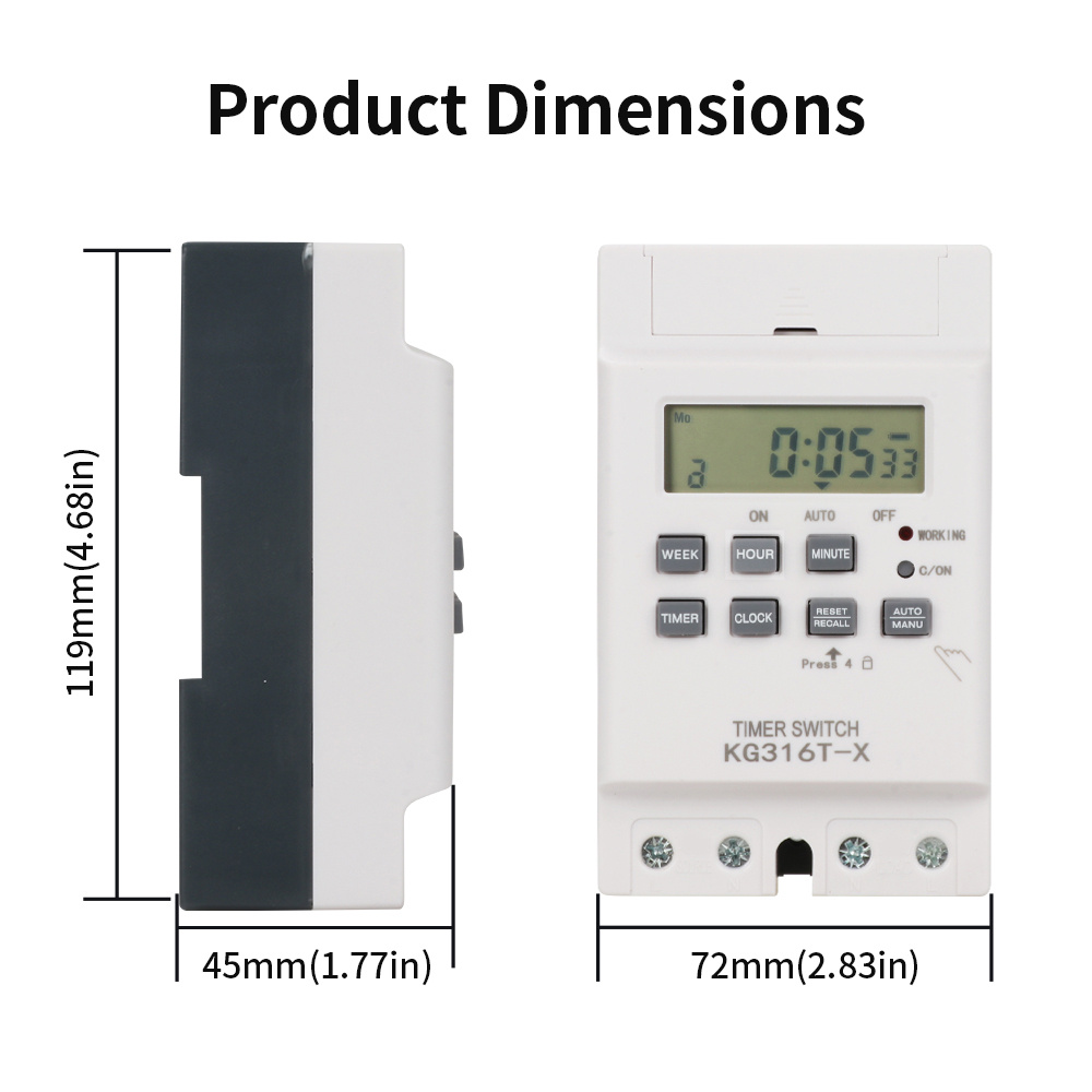 TNCE 30A Time Control Switch 2 - Outdoor Power Timer ulasan dan harga