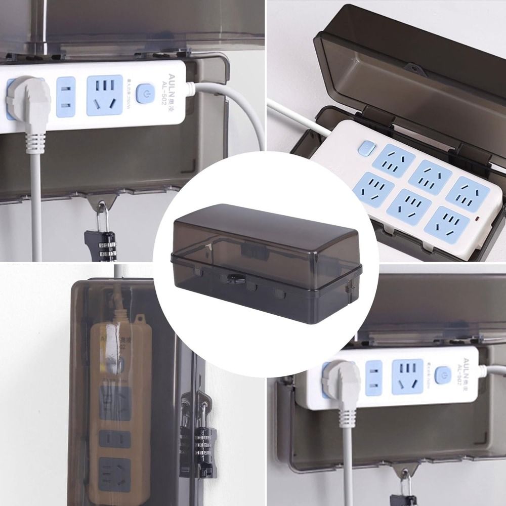 Durable Plastic Plug Box Anti- - Outdoor Power Extension ulasan dan harga