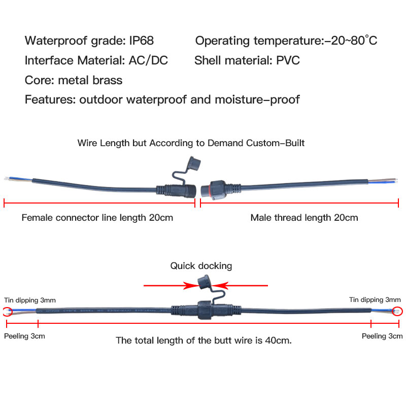 Male Female Extension Wire Con - Outdoor Power Extension Cord ulasan dan harga