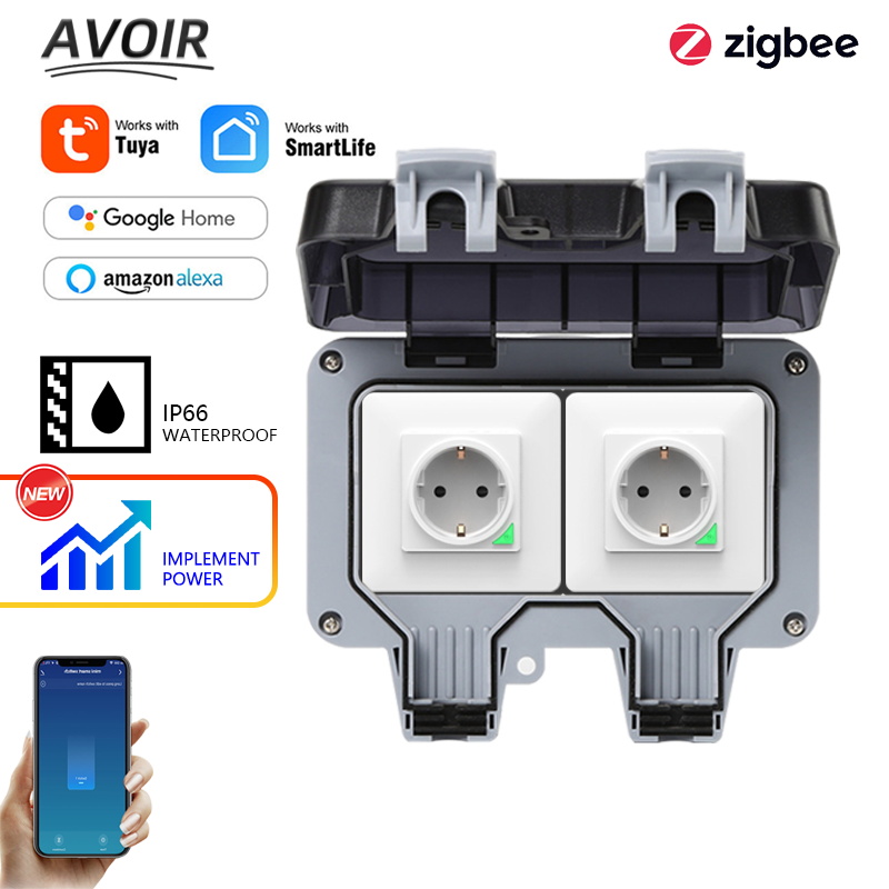 Avoir Tuya Zigbee Electrical S - Outdoor Power Hub ulasan dan harga