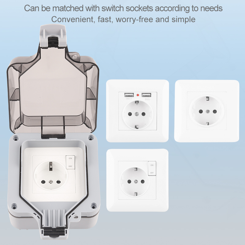 IP66 Outdoor Weatherproof 16A  - Power Switch Outdoor ulasan dan harga