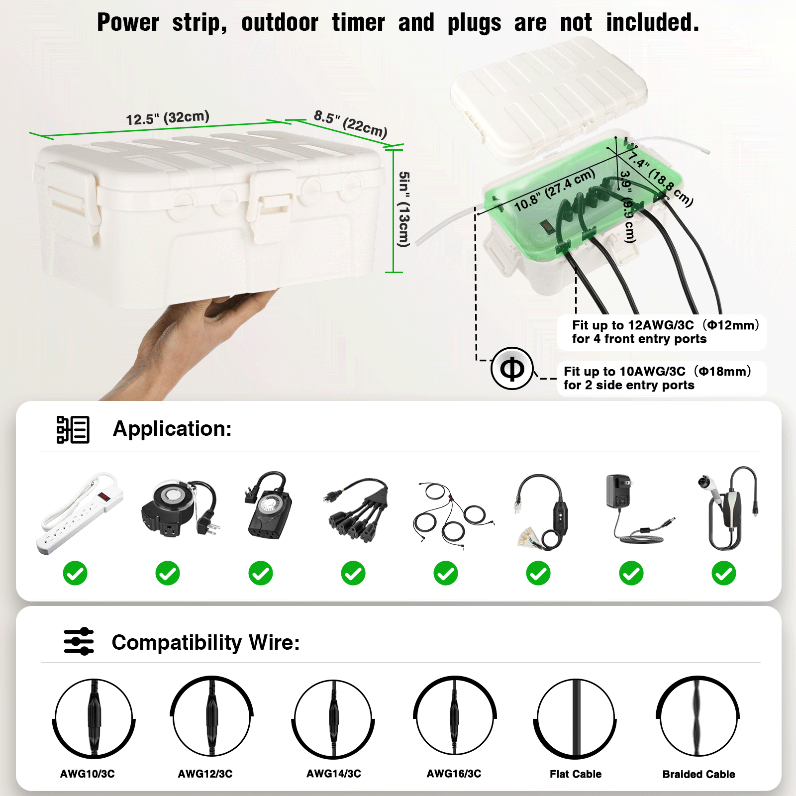 Large Outdoor Waterproof Elect - Outdoor Power Timer ulasan dan harga