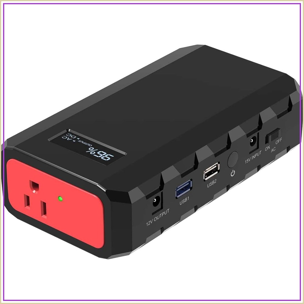 24000mAh Portable Power Bank w - Outdoor Power Bank With Ac Outlet ulasan dan harga