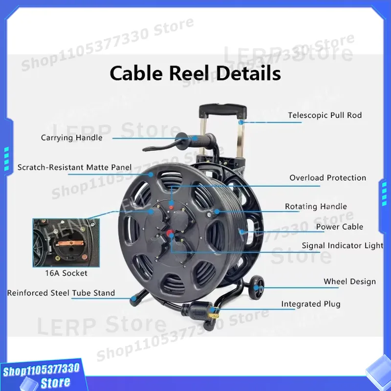 25m Heavy Duty Extension Cable - Outdoor Power Extension Cord ulasan dan harga