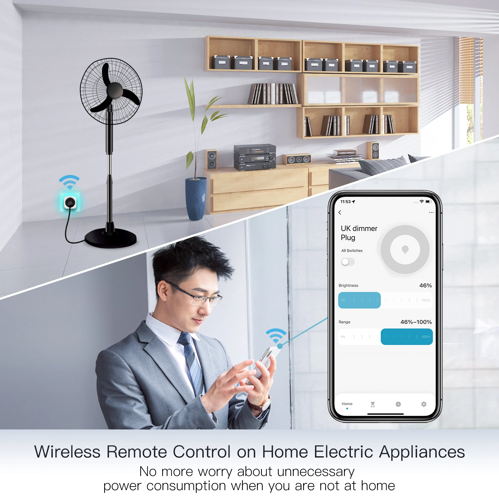 MOES Tuya WiFi Smart Plug Dimm - Outdoor Power Timer ulasan dan harga