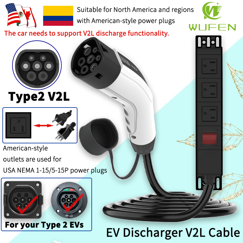 WUFEN Portable Type 2 V2L Cabl - Power Switch Outdoor ulasan dan harga