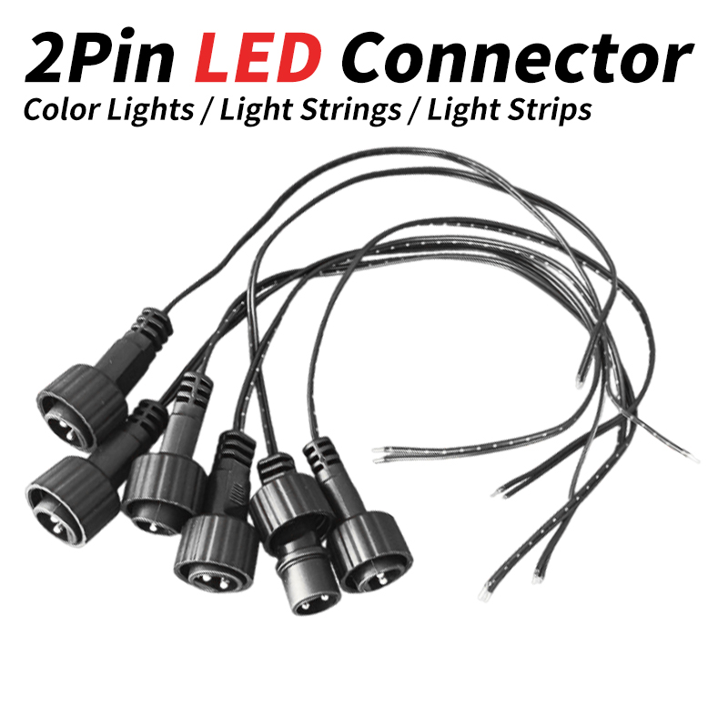 2Pin LED Connector with 25cm W - Outdoor Power Extension Cord ulasan dan harga