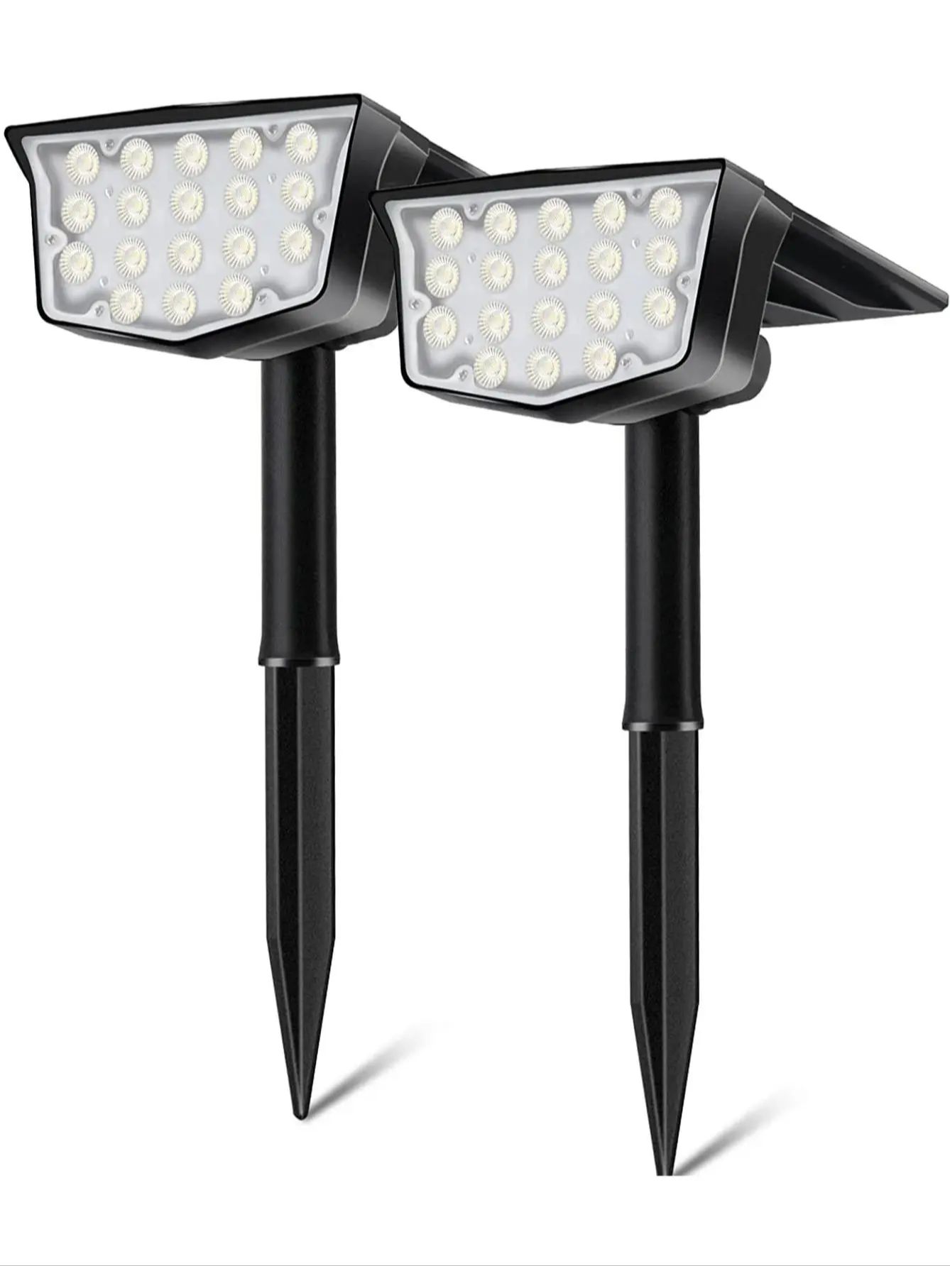 2Pcs Solar Outdoor Spot Lights - Power Switch Outdoor ulasan dan harga
