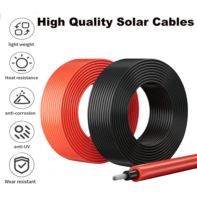 Solar Panel Wire 16/14/12/10aw - Outdoor Power Extension Cord ulasan dan harga