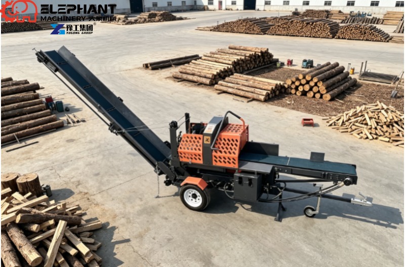 Portable 10 Ton Hydraulic Wood - Log Splitter Electric ulasan dan harga