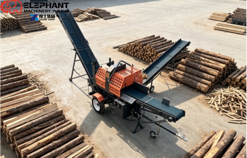 Portable 10 Ton Hydraulic Wood - Log Splitter Electric ulasan dan harga