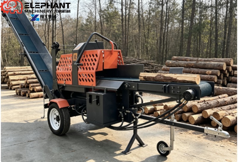 Portable 10 Ton Hydraulic Wood - Log Splitter Electric ulasan dan harga