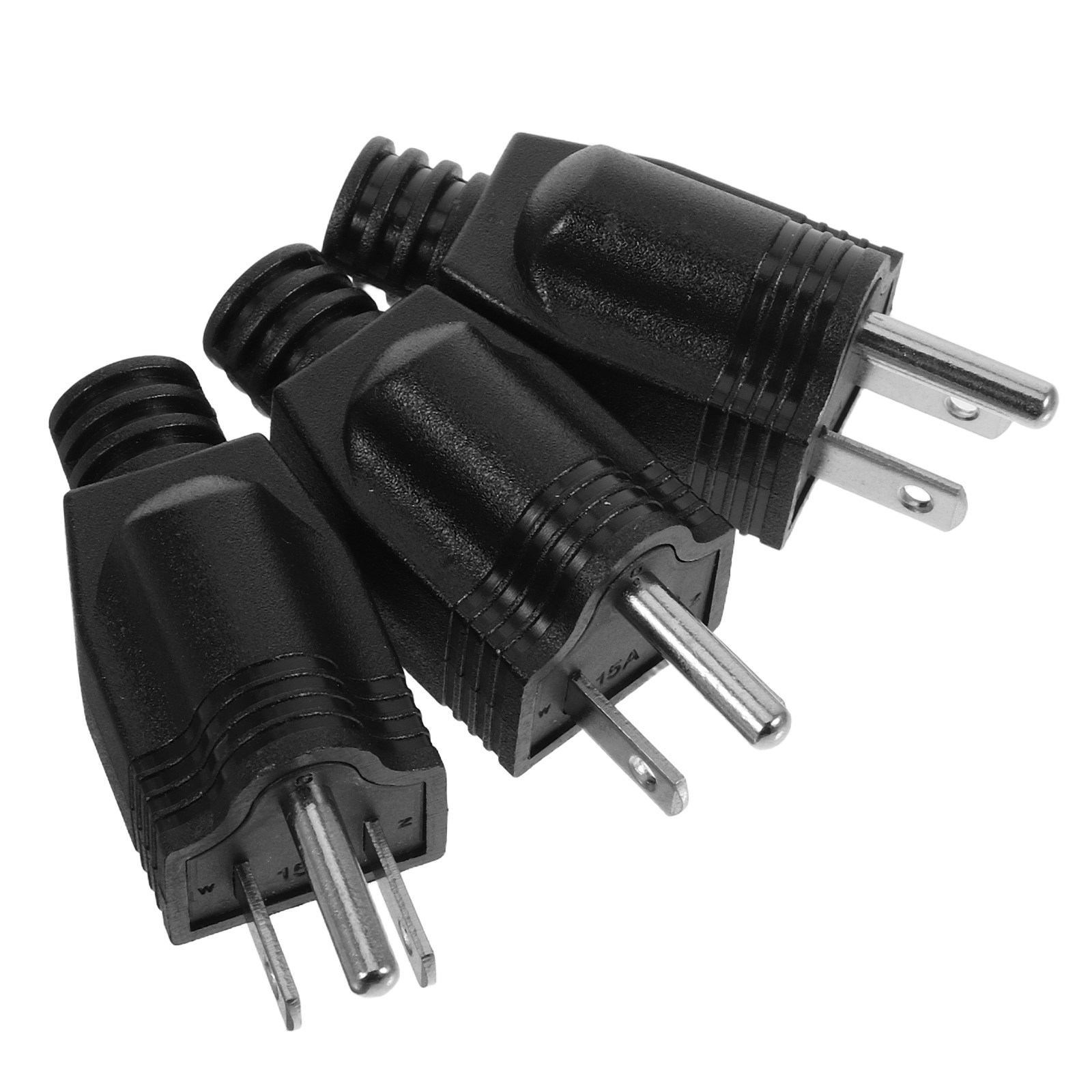 3Pcs Three Prong Male Electric - Outdoor Power Extension Cord ulasan dan harga