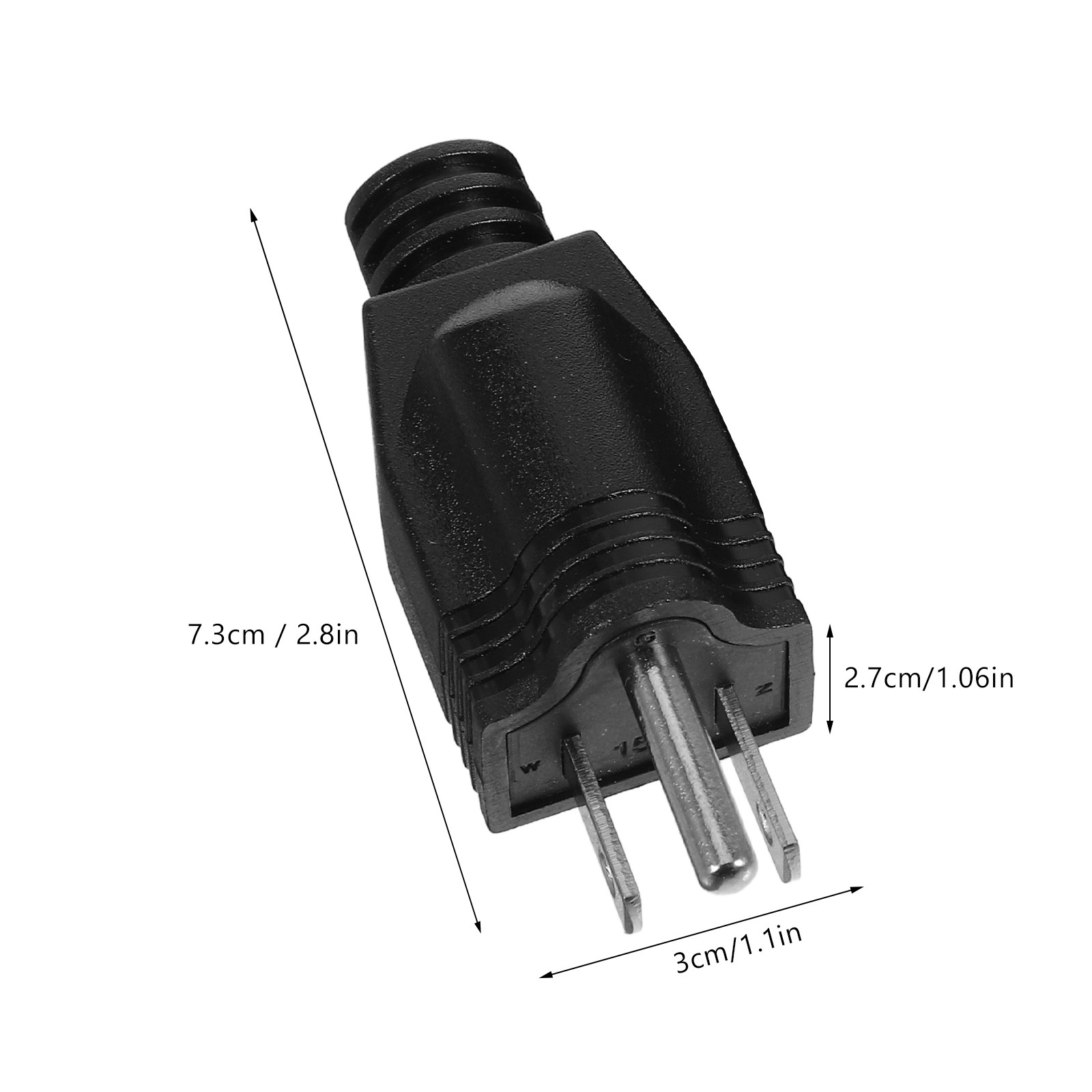 3Pcs Three Prong Male Electric - Outdoor Power Extension Cord ulasan dan harga